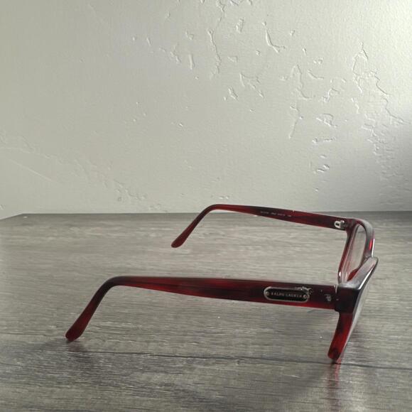 RALPH LAUREN Eyeglasses RL6129 5522 Burgundy Red Crystal FRAMES ONLY 52-16-140 - Picture 2 of 6